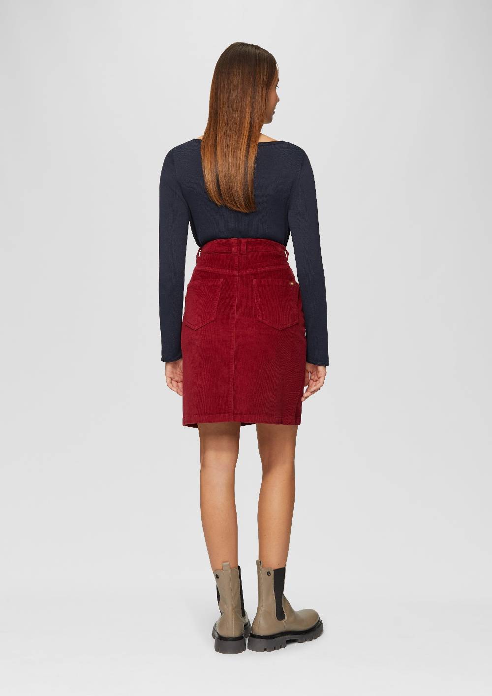 S.Oliver Leichter Feinstrickpullover Mit Rollkante