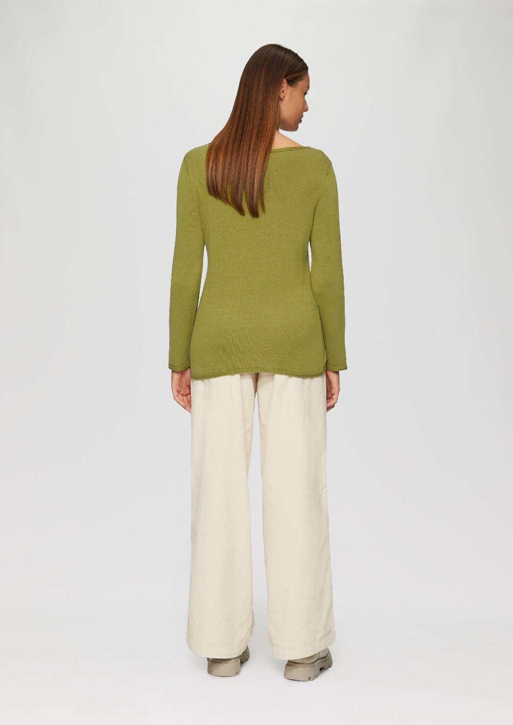 S.Oliver Leichter Feinstrickpullover Mit Rollkante