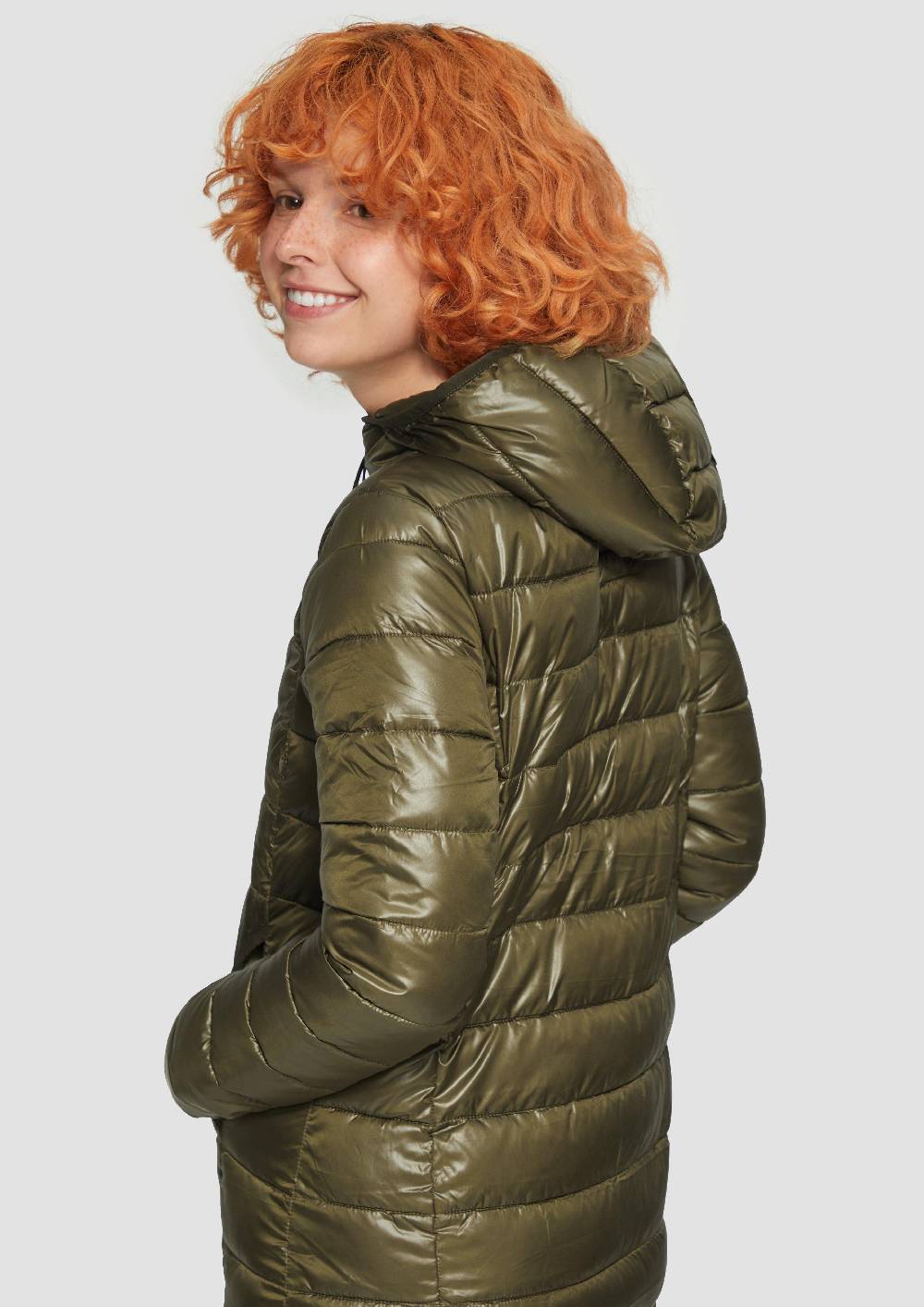 S.Oliver Leichter Steppmantel Mit Kapuze