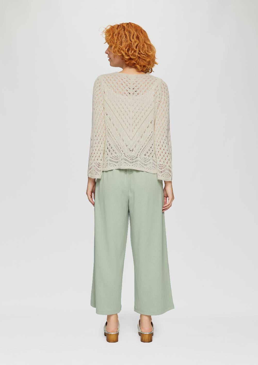 S.Oliver Leichter Strickpullover In Ajour-Muster