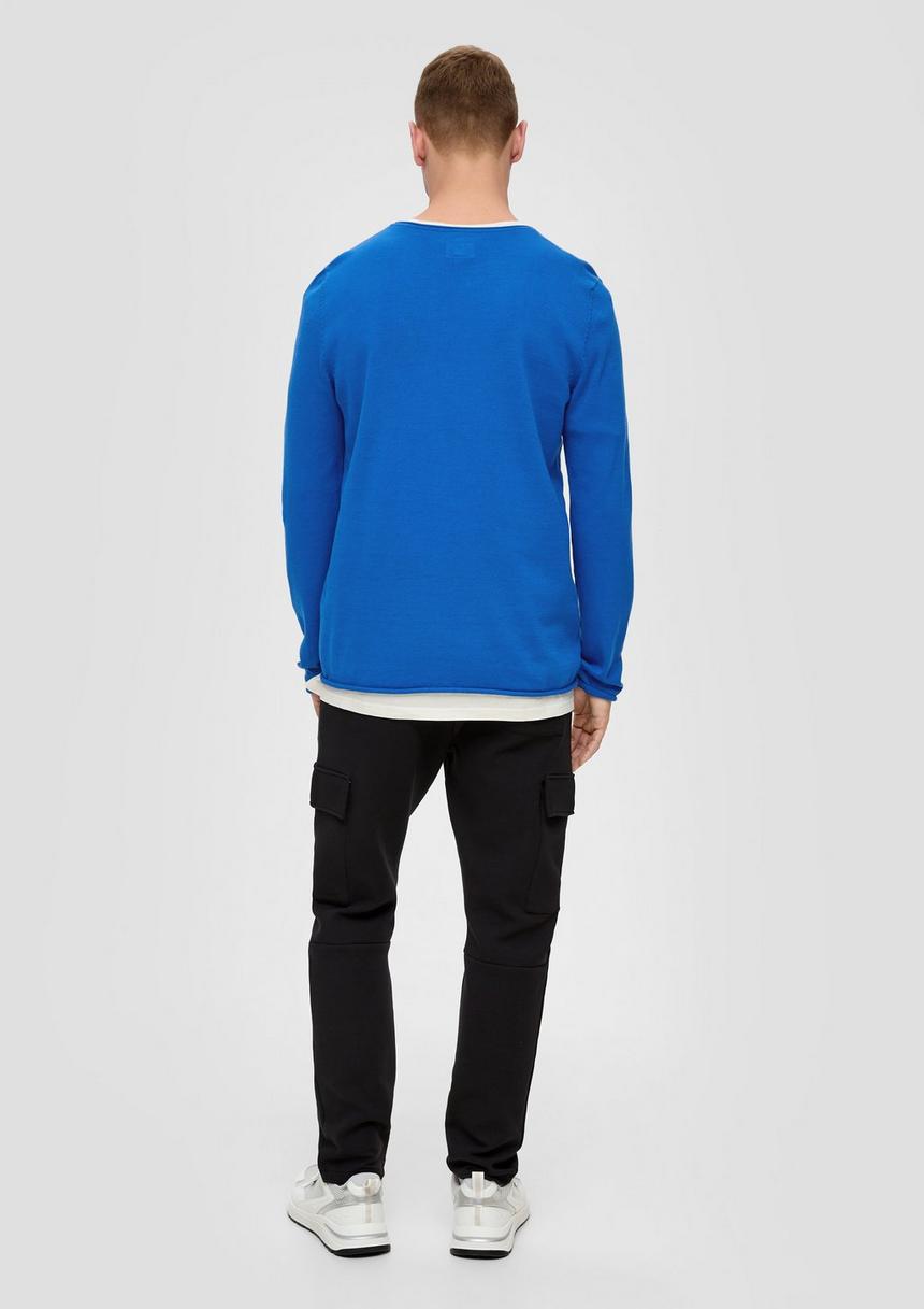 S.Oliver Leichter Strickpullover Mit Rollsaum