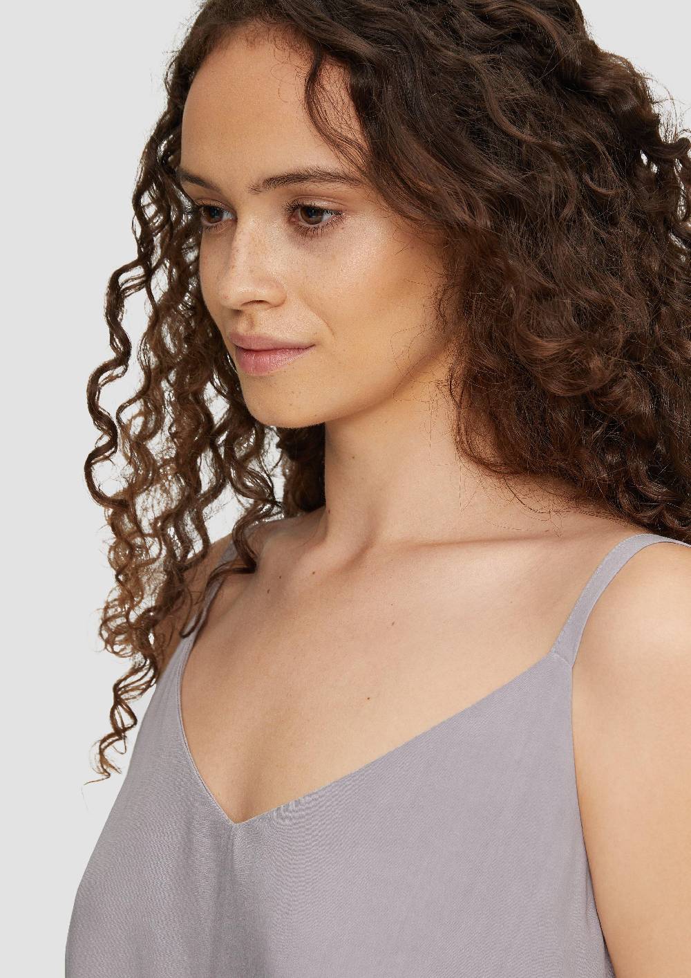 S.Oliver Leichtes Spaghettiträger-Top Aus Viskose