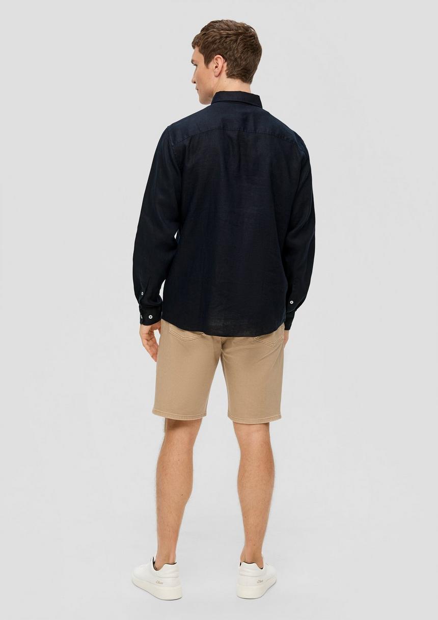 S.Oliver Leinenhemd Mit Button-Down-Kragen