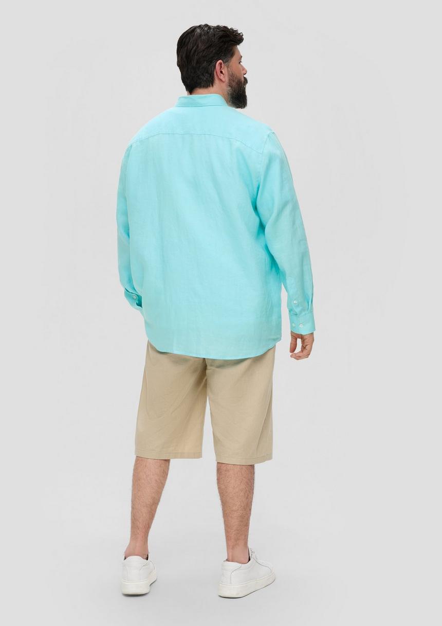 S.Oliver Leinenhemd Mit Button-Down-Kragen