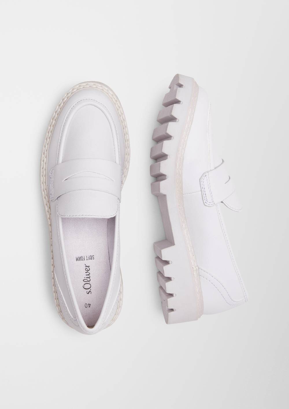 S.Oliver Loafer In Leder-Optik