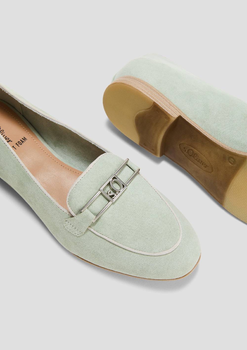 S.Oliver Loafer Mit Schmuck-Detail