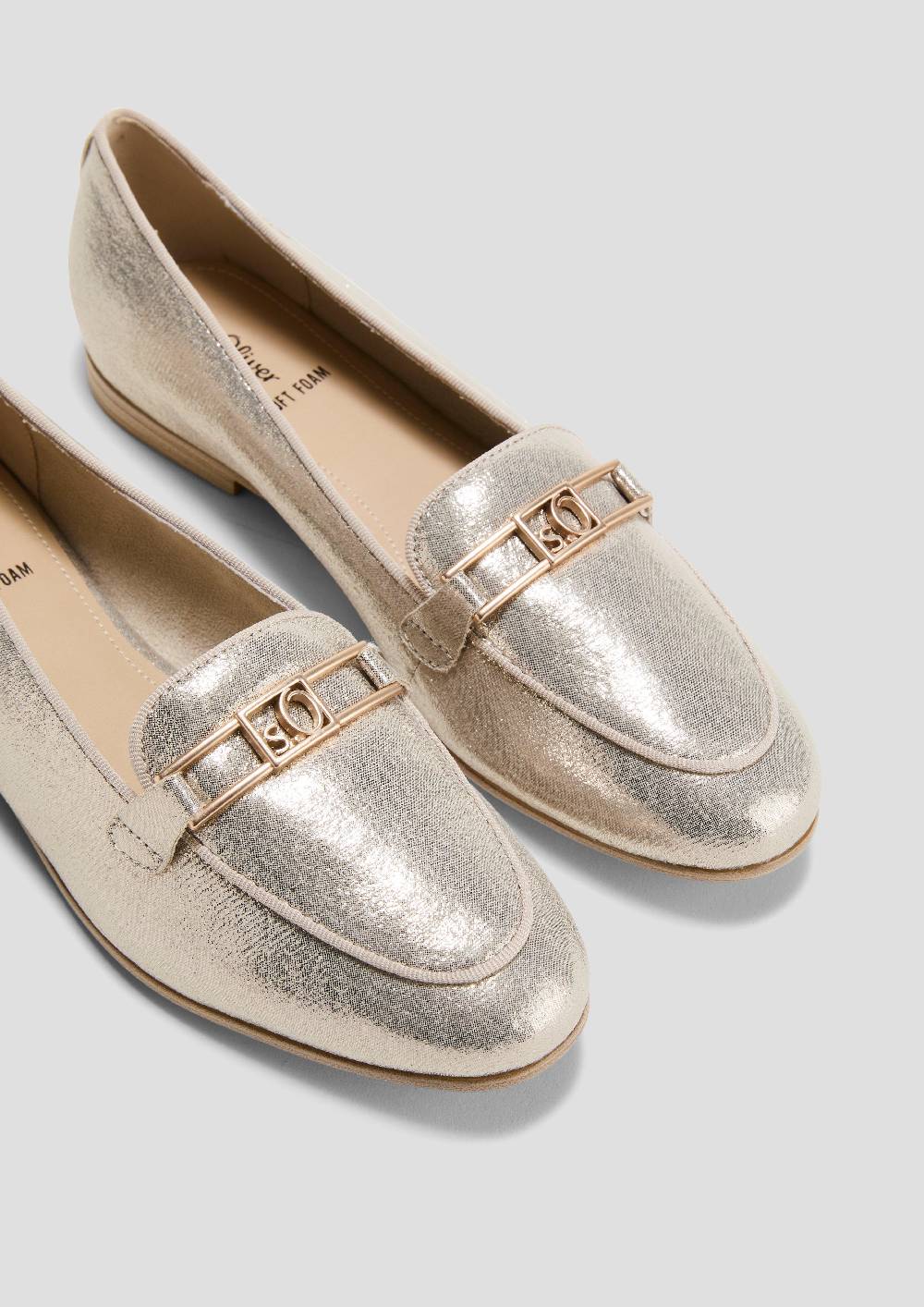 S.Oliver Loafer Mit Schmuck-Detail