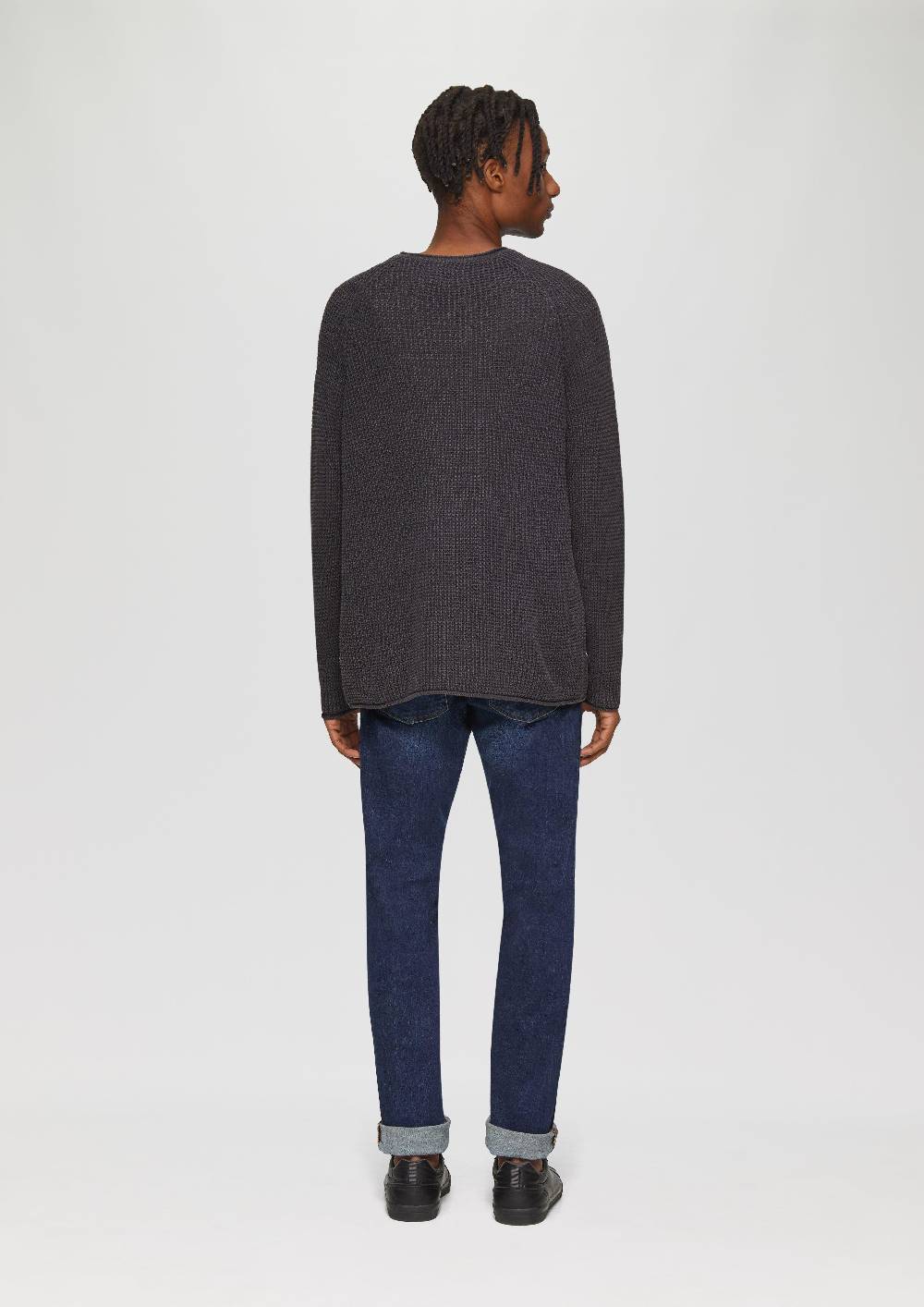 S.Oliver Locker Gestrickter Pullover Mit Waschung