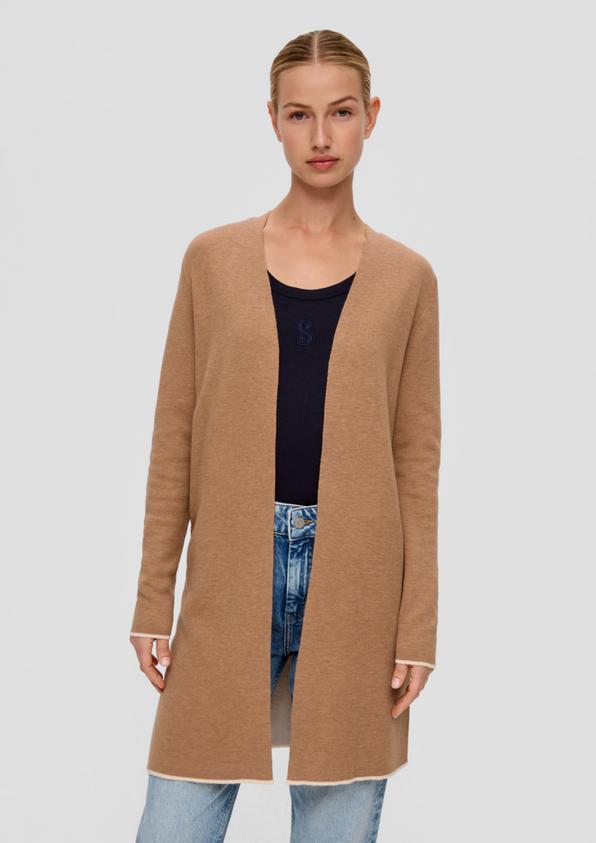 S.Oliver Long-Cardigan in Doubleface-Qualität