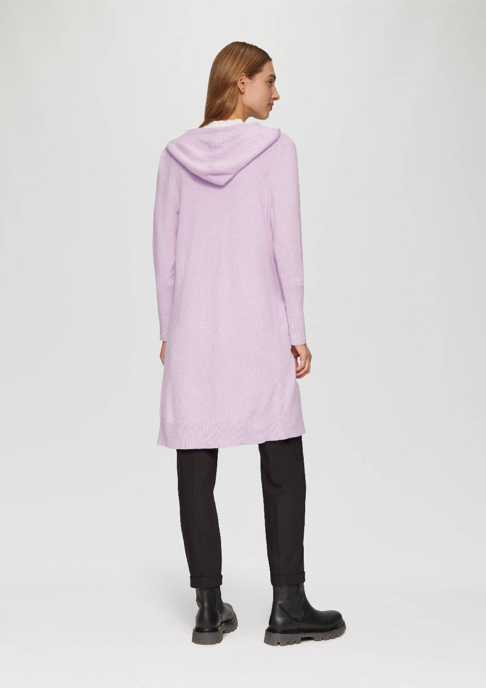 S.Oliver Long-Cardigan Mit Kapuze