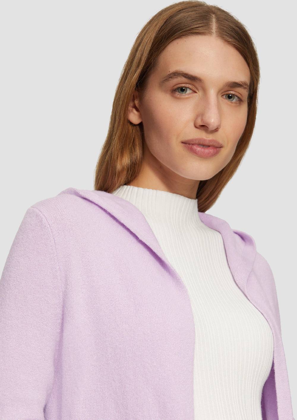 S.Oliver Long-Cardigan Mit Kapuze