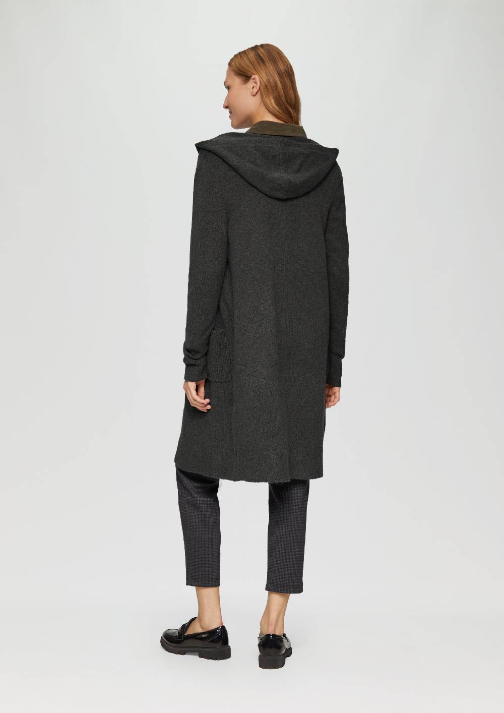 S.Oliver Long-Cardigan Mit Kapuze