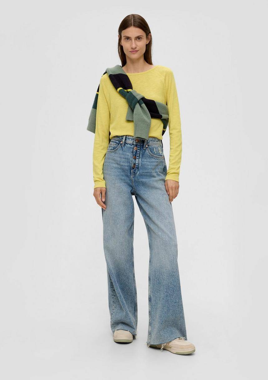 S.Oliver Longsleeve Aus Baumwollmix