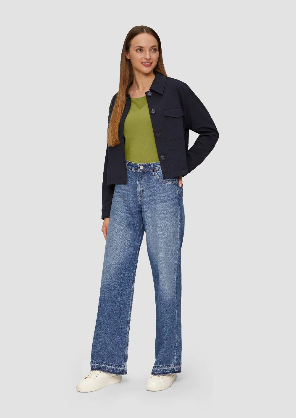 S.Oliver Longsleeve Aus Baumwollstretch