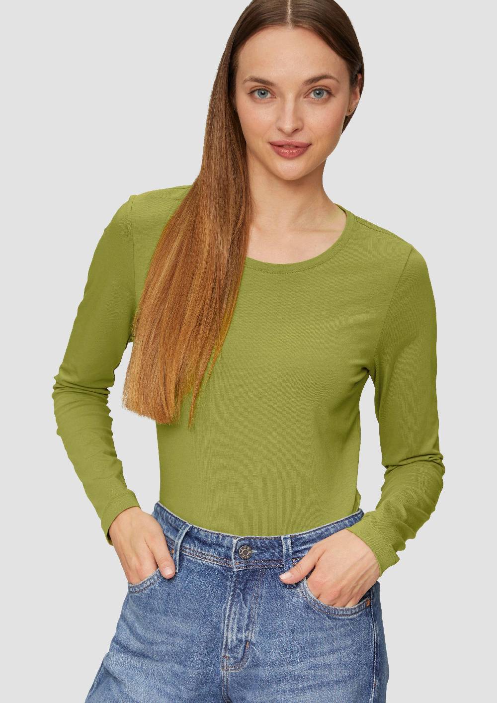 S.Oliver Longsleeve Aus Baumwollstretch