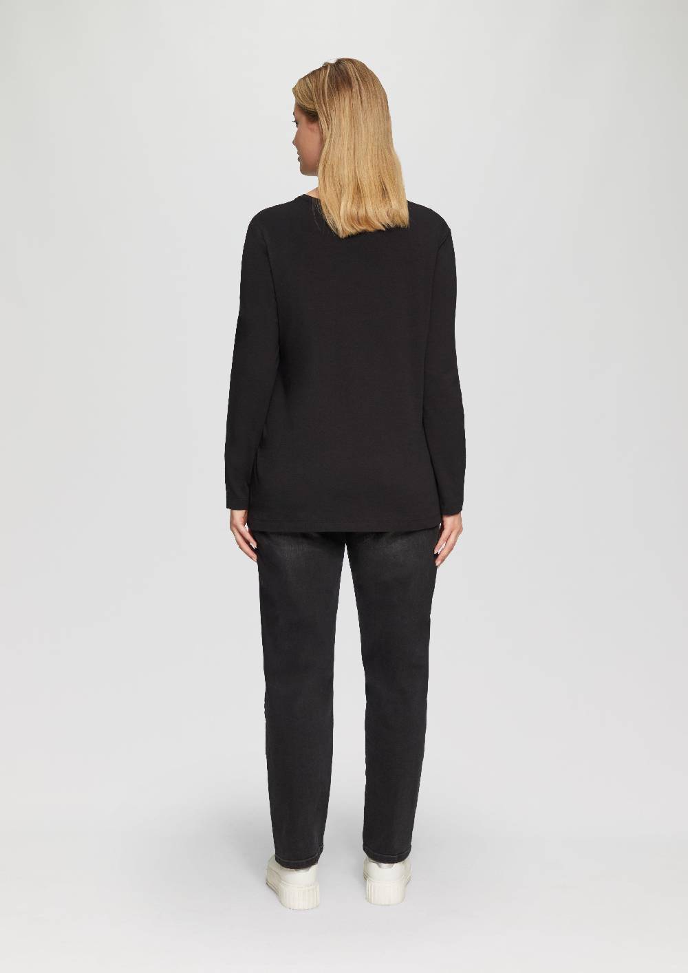 S.Oliver Longsleeve Aus Baumwollstretch