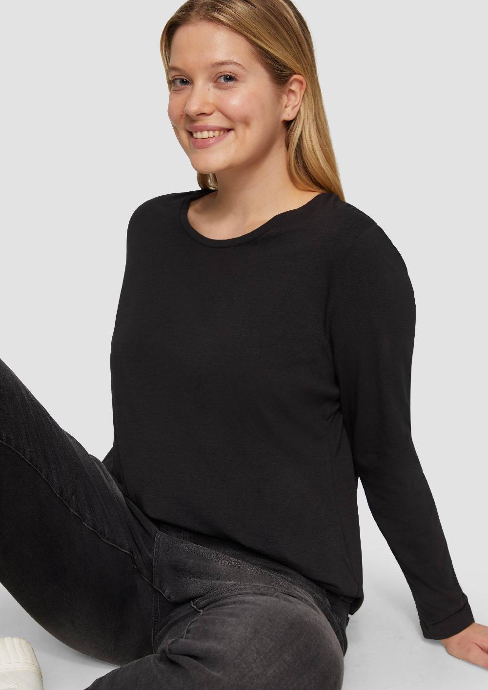S.Oliver Longsleeve Aus Baumwollstretch