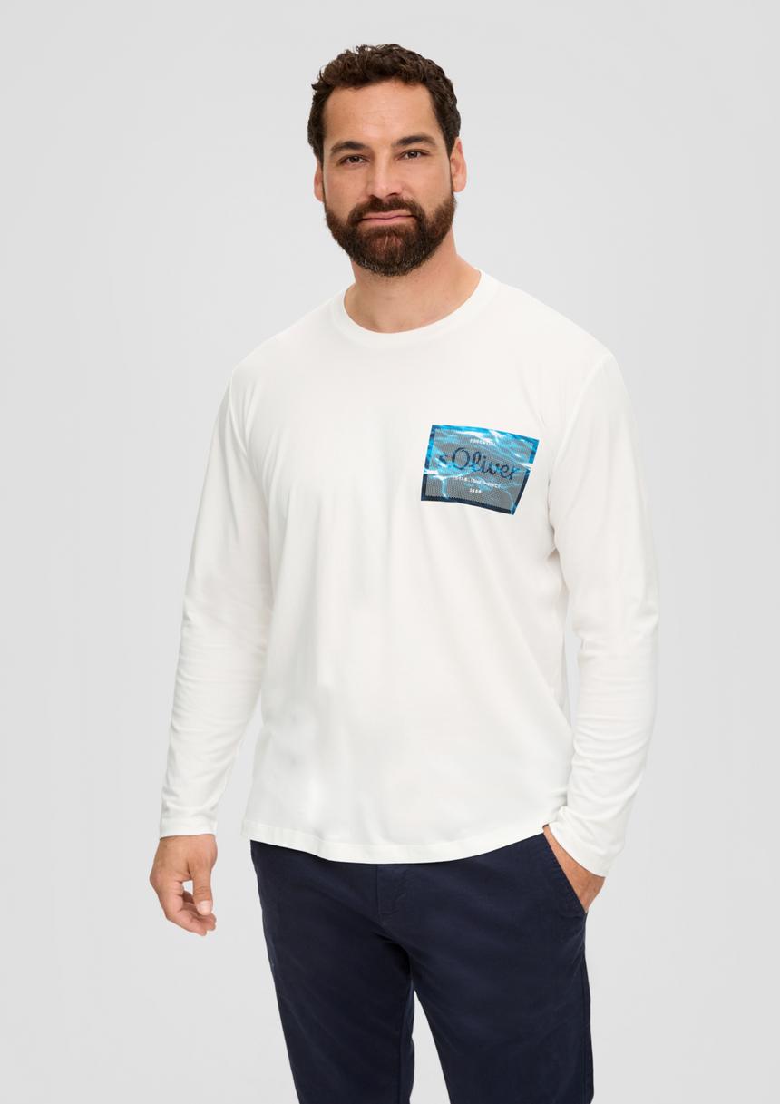 S.Oliver Longsleeve aus Baumwollstretch