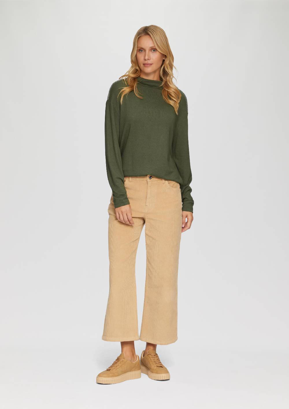 S.Oliver Longsleeve Aus Gebürstetem Jerseystrick