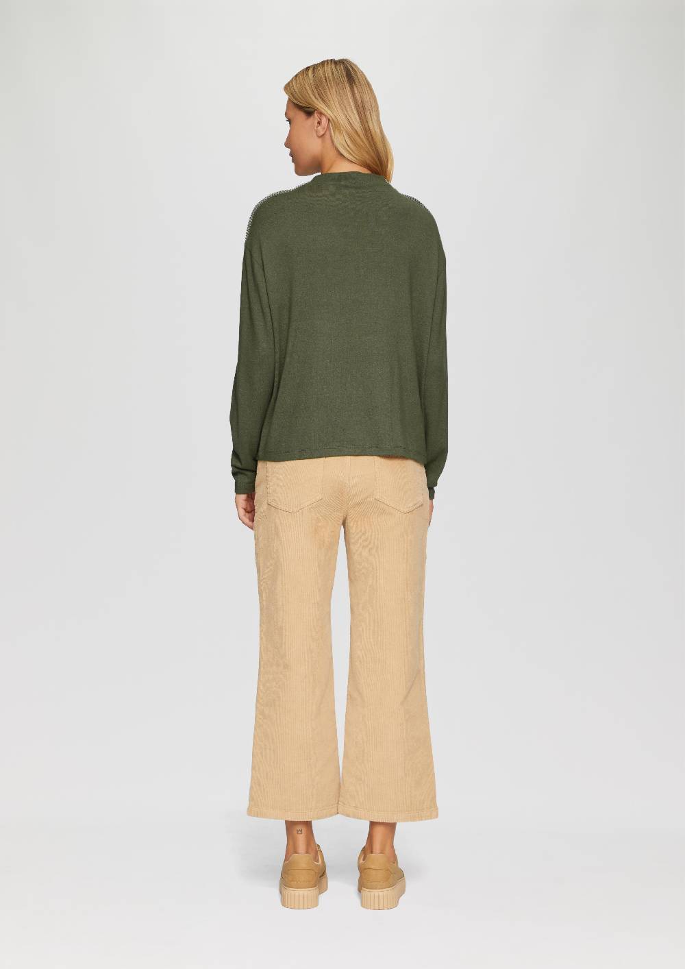 S.Oliver Longsleeve Aus Gebürstetem Jerseystrick