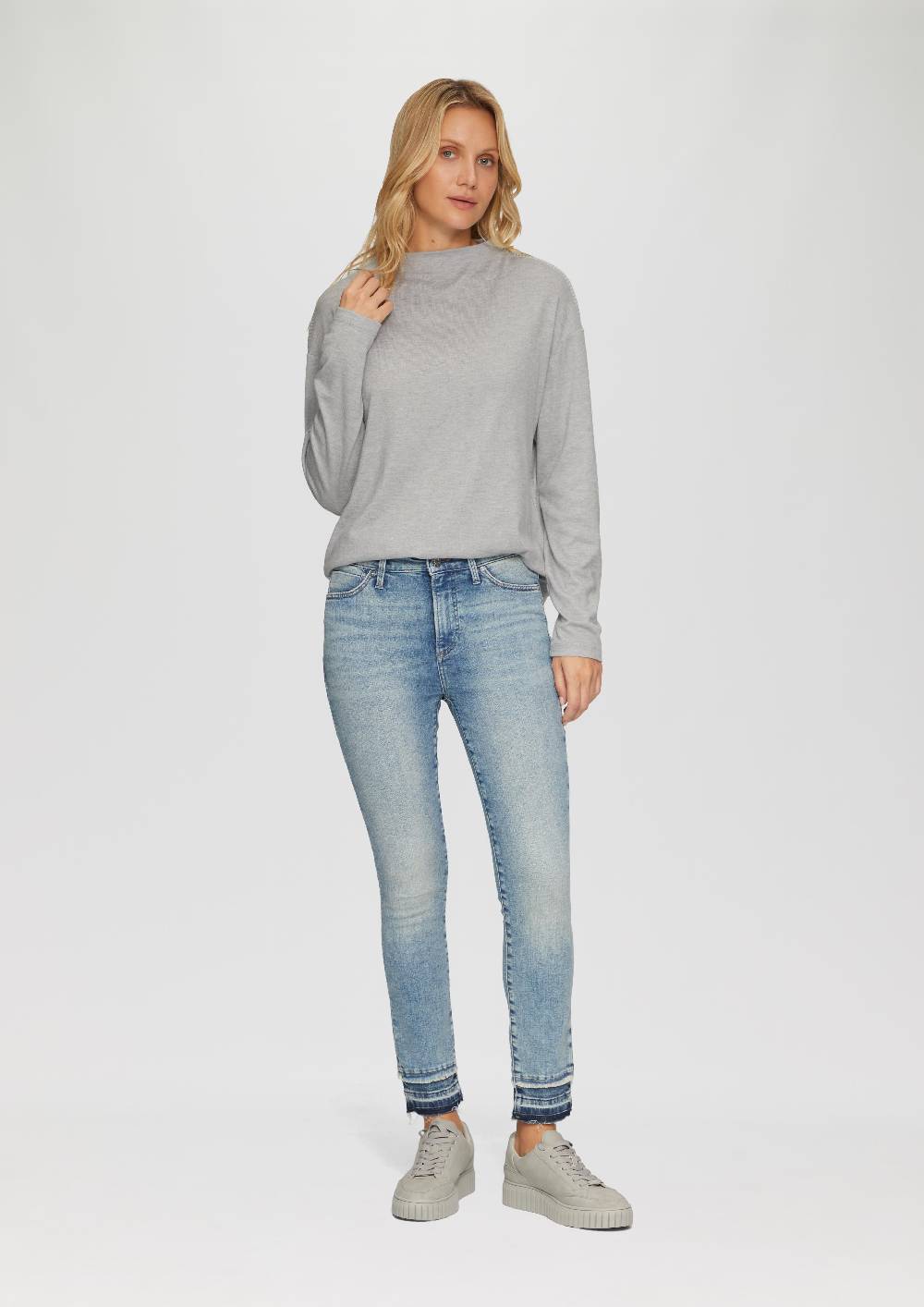 S.Oliver Longsleeve Aus Gebürstetem Jerseystrick