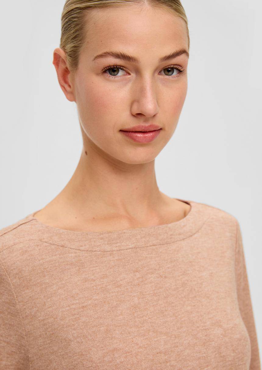 S.Oliver Longsleeve Aus Viskosemix