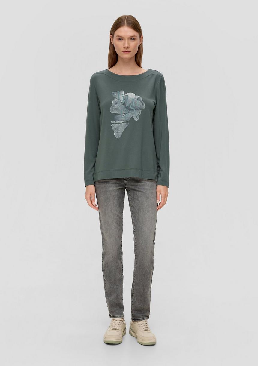 S.Oliver Longsleeve Aus Viskosestretch