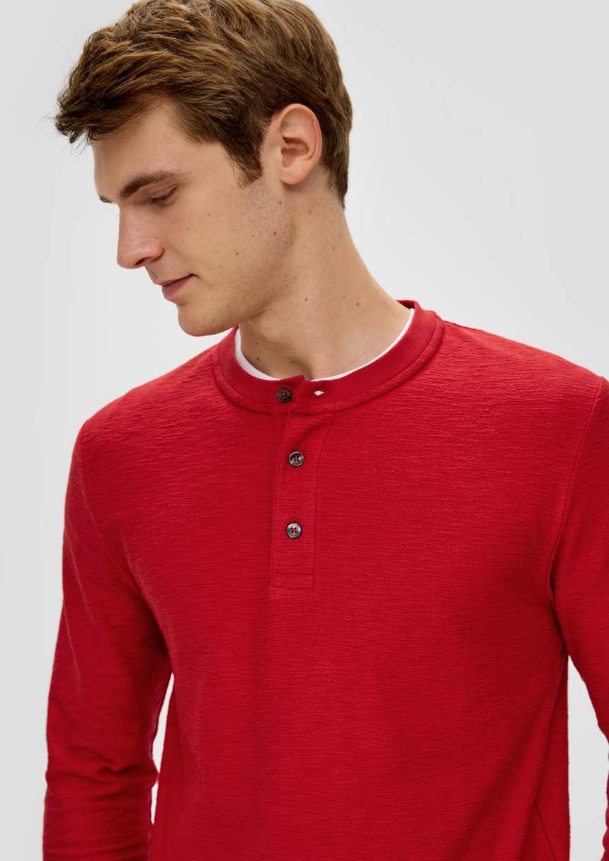 S.Oliver Longsleeve In Slub-Yarn-Qualität