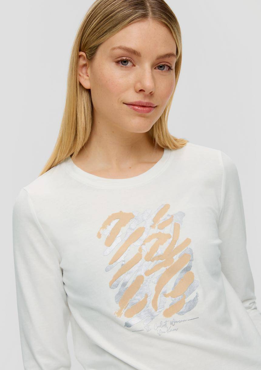 S.Oliver Longsleeve Mit Effektprint