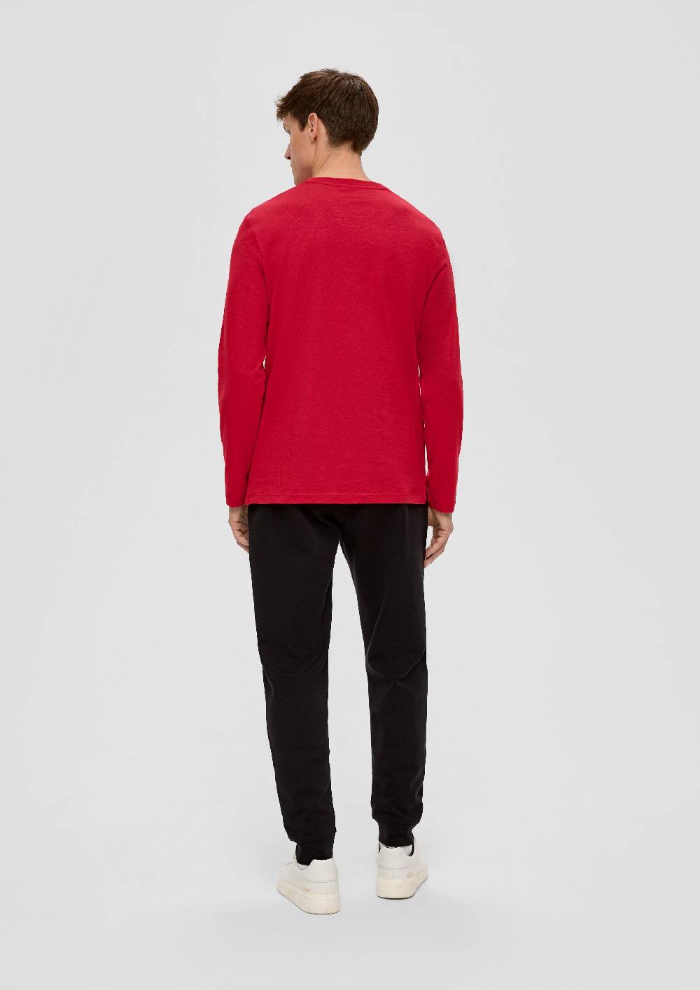 S.Oliver Longsleeve Mit Flammgarnstruktur