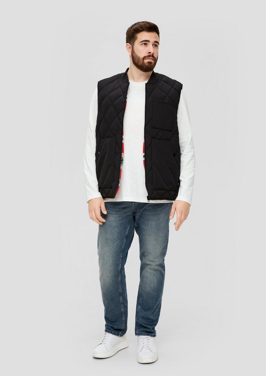 S.Oliver Longsleeve Mit Flammgarnstruktur