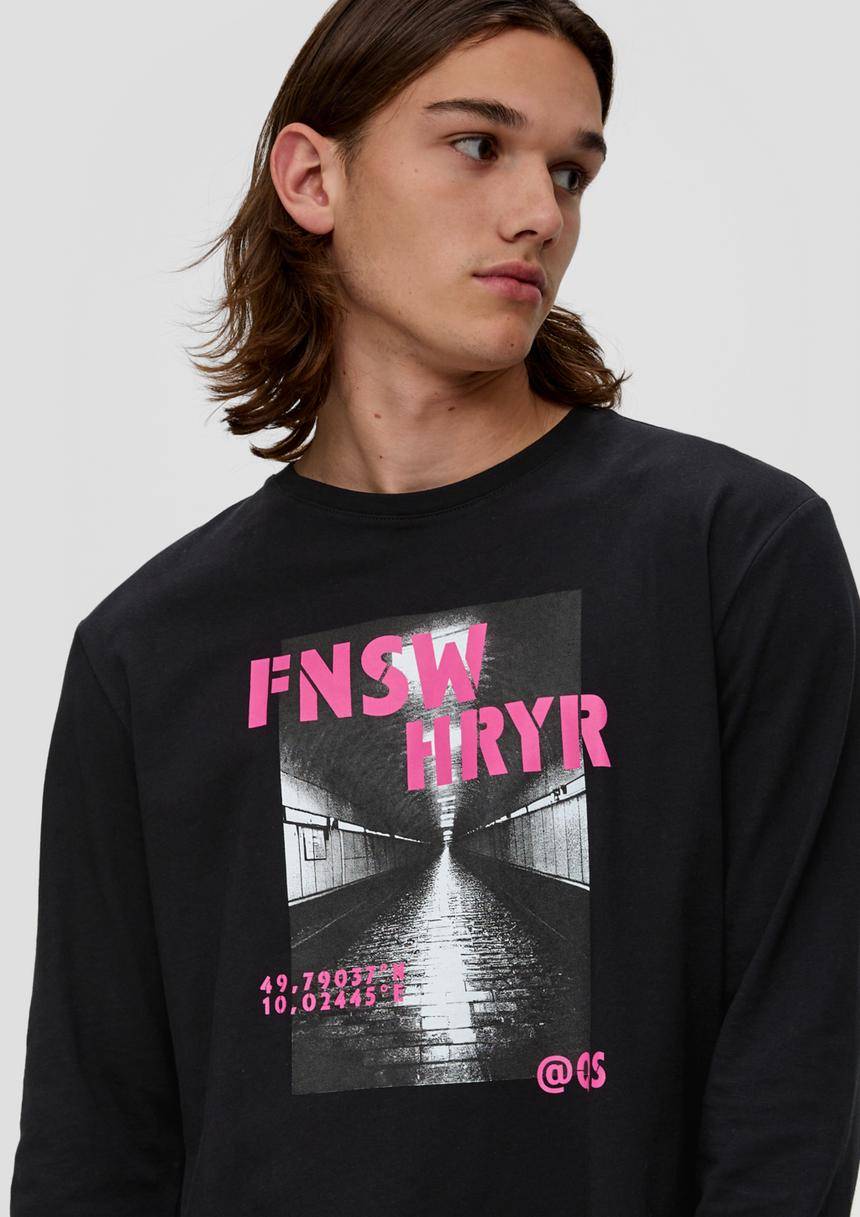 S.Oliver Longsleeve Mit Front- Und Rückenprint