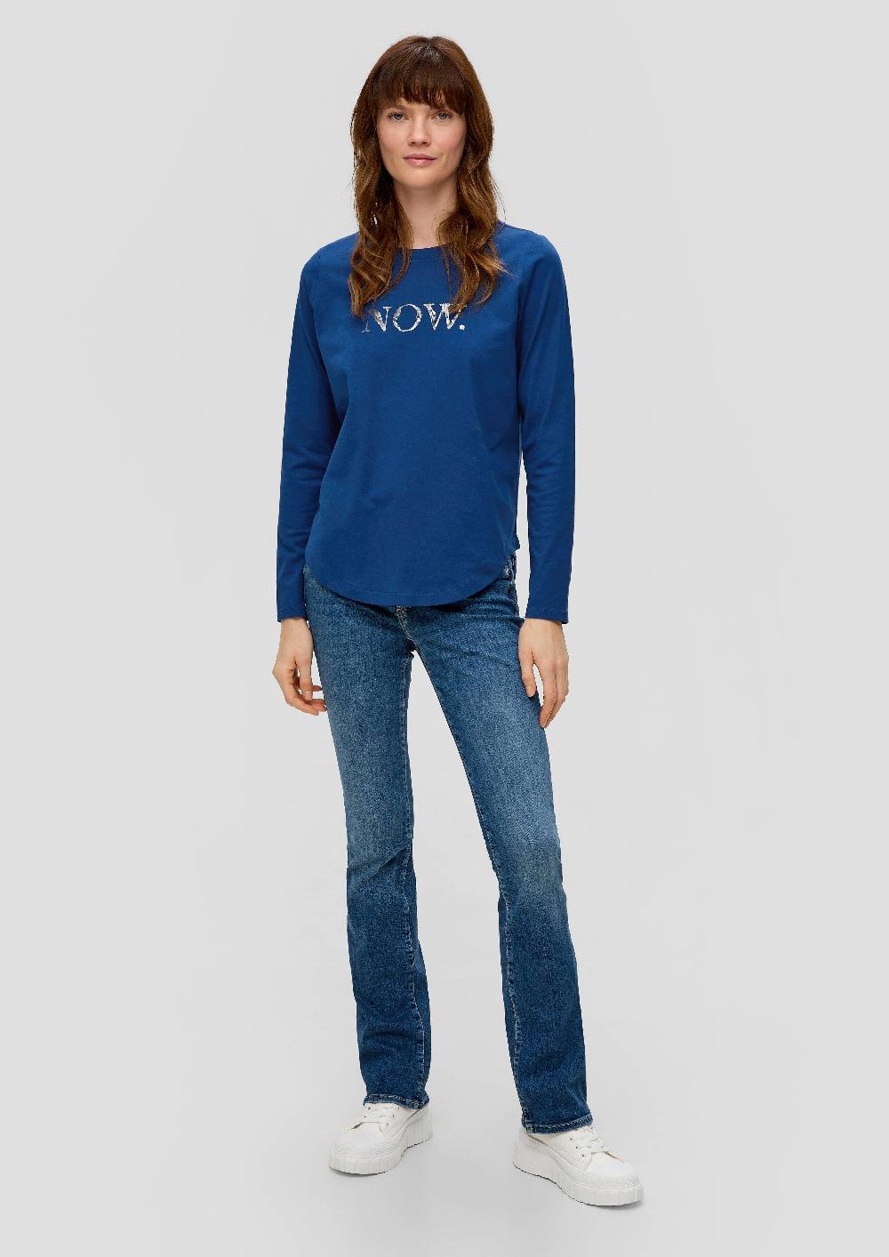 S.Oliver Longsleeve Mit Frontprint