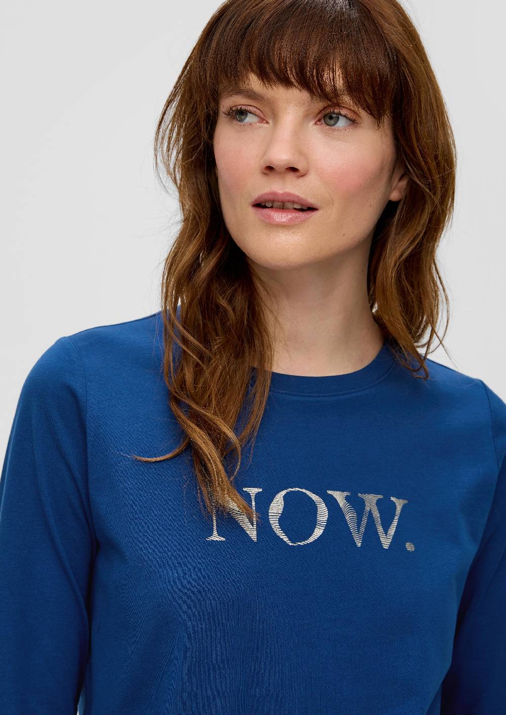 S.Oliver Longsleeve Mit Frontprint