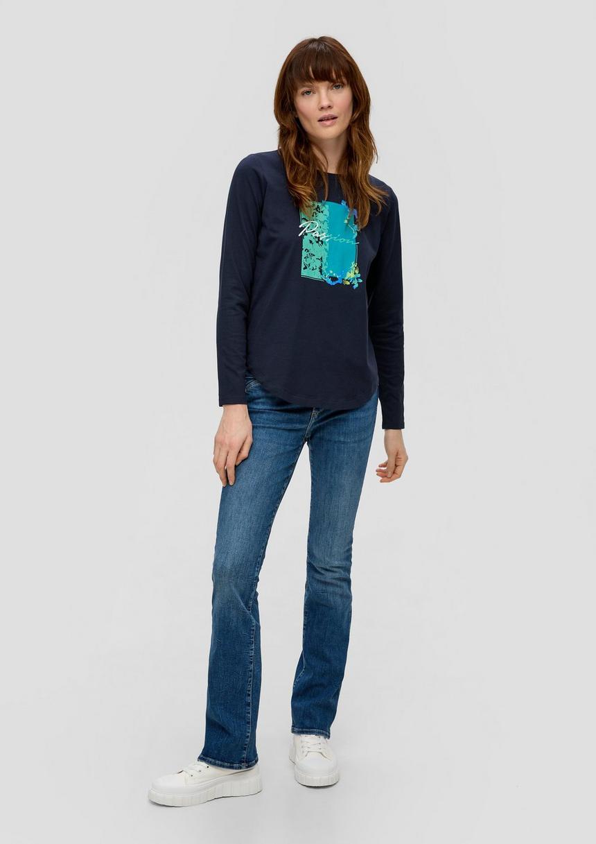 S.Oliver Longsleeve Mit Frontprint
