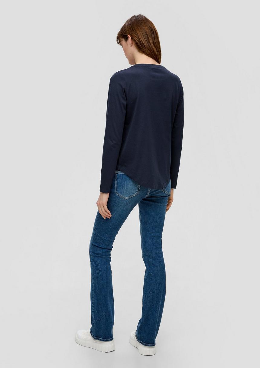 S.Oliver Longsleeve Mit Frontprint