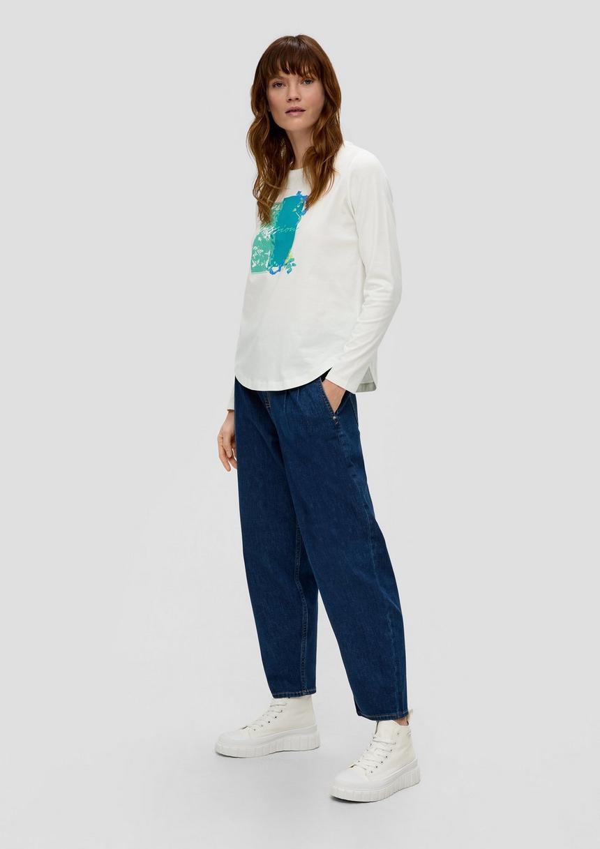 S.Oliver Longsleeve Mit Frontprint