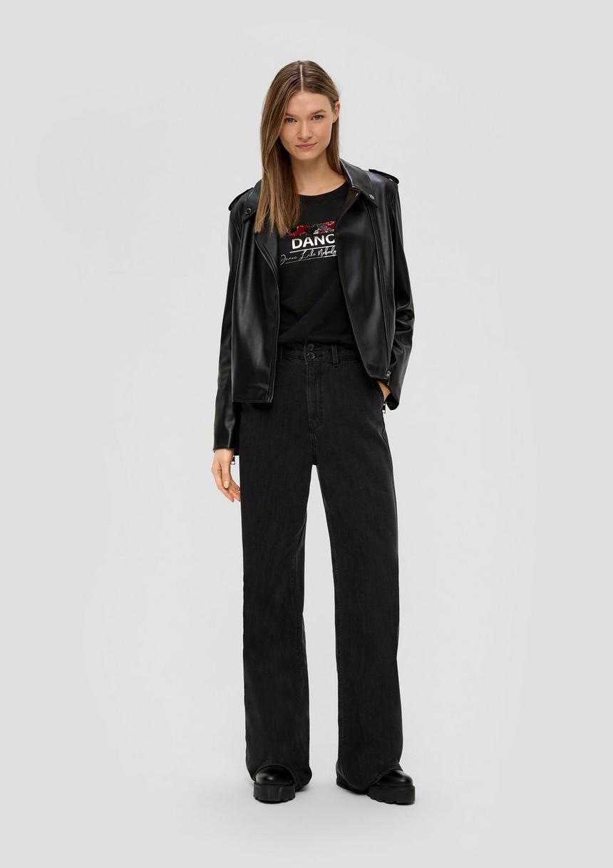 S.Oliver Longsleeve Mit Pailletten