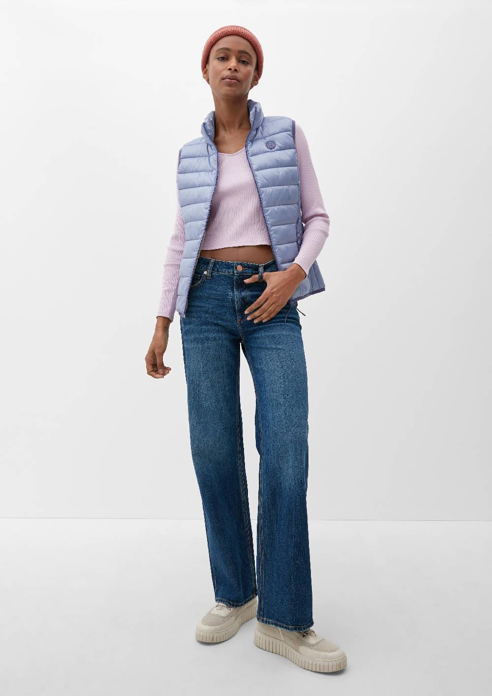 S.Oliver Longsleeve Mit Rippstruktur