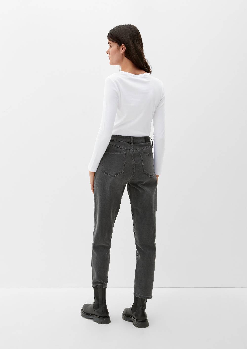 S.Oliver Longsleeve Mit Rippstruktur