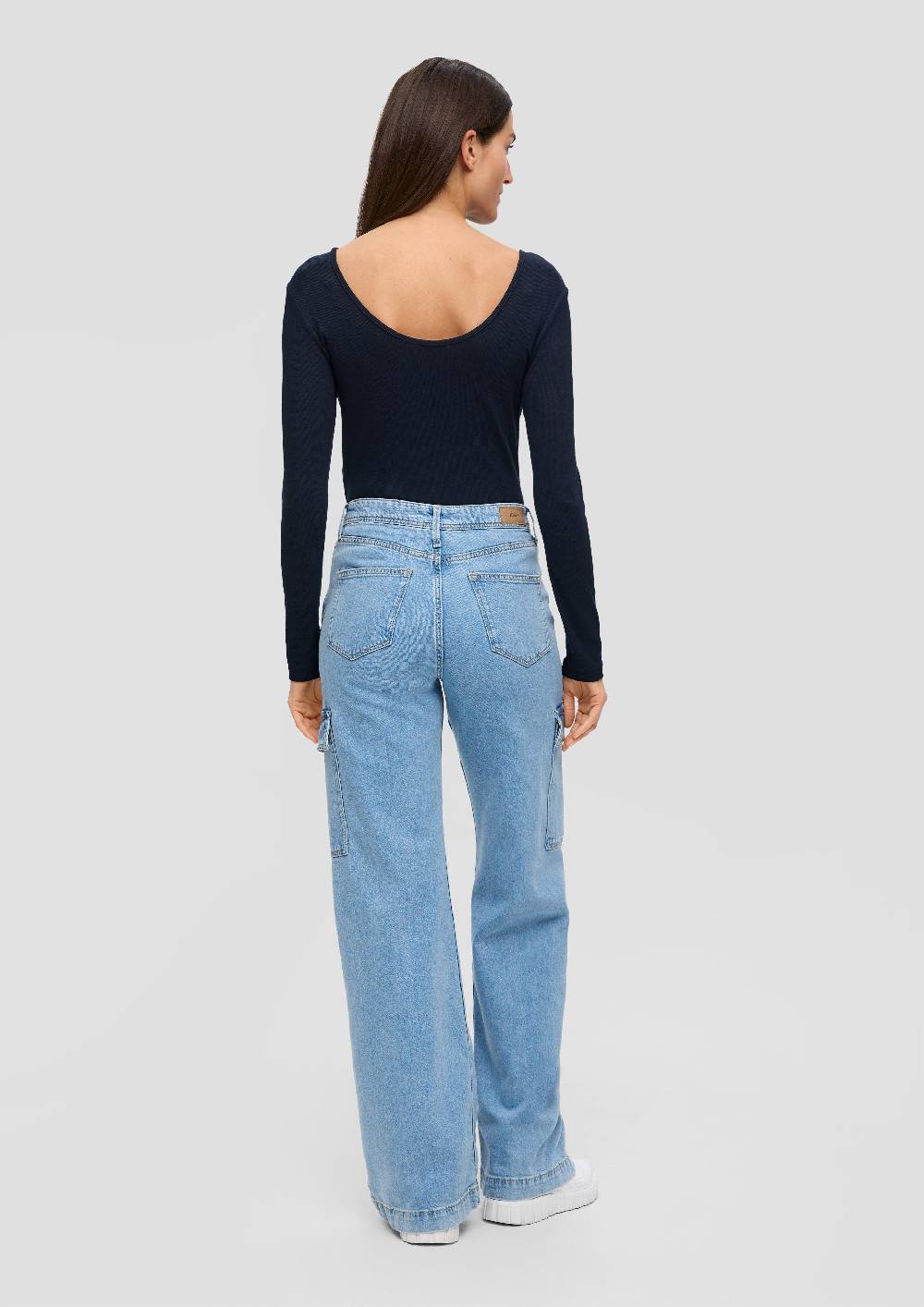 S.Oliver Longsleeve Mit Rippstruktur