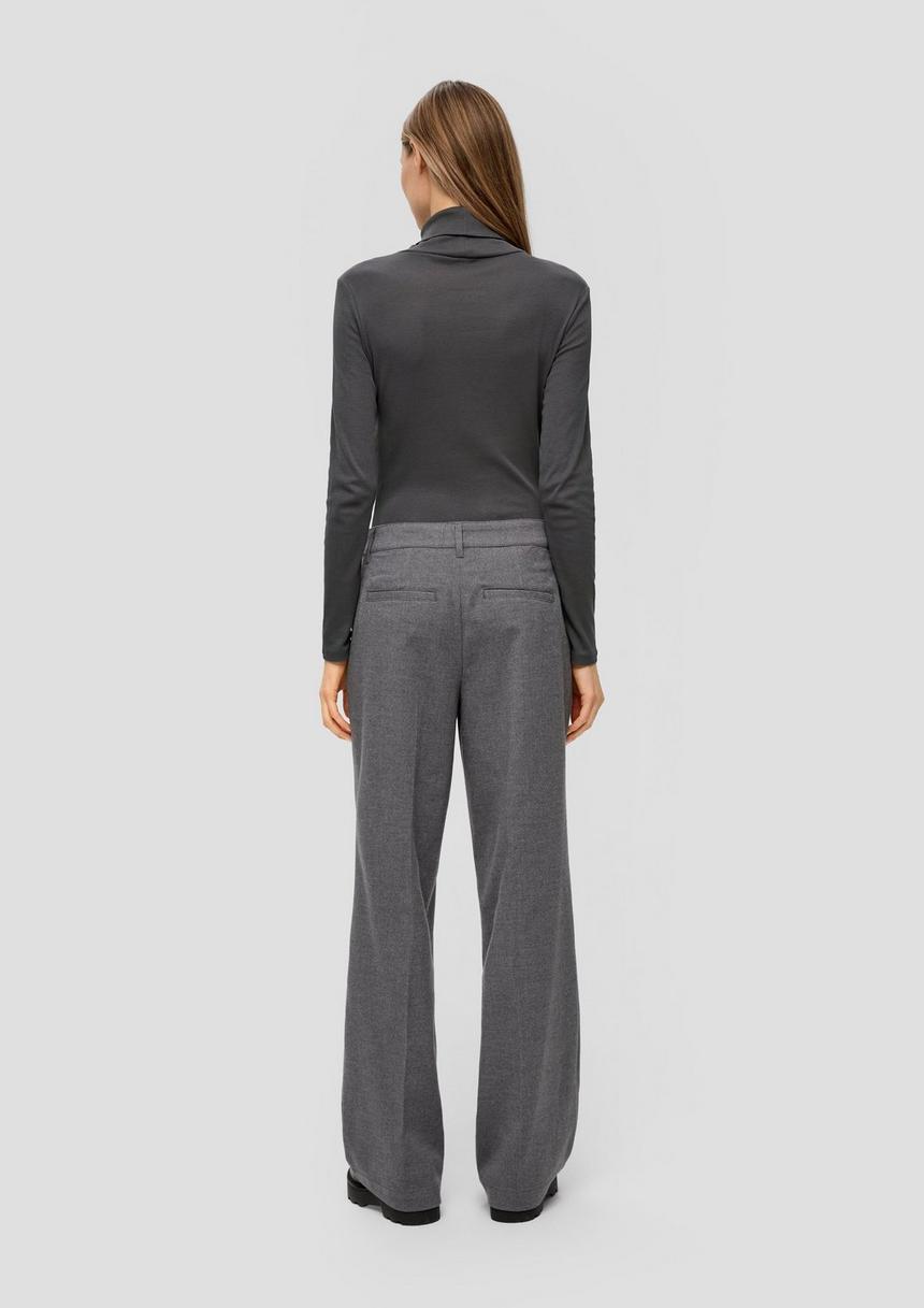S.Oliver Longsleeve Mit Rippstruktur