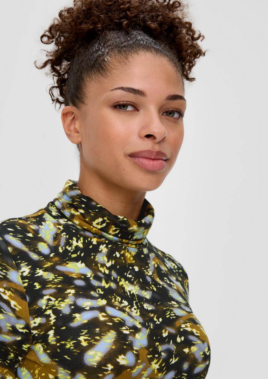 S.Oliver Longsleeve Mit Rollkragen