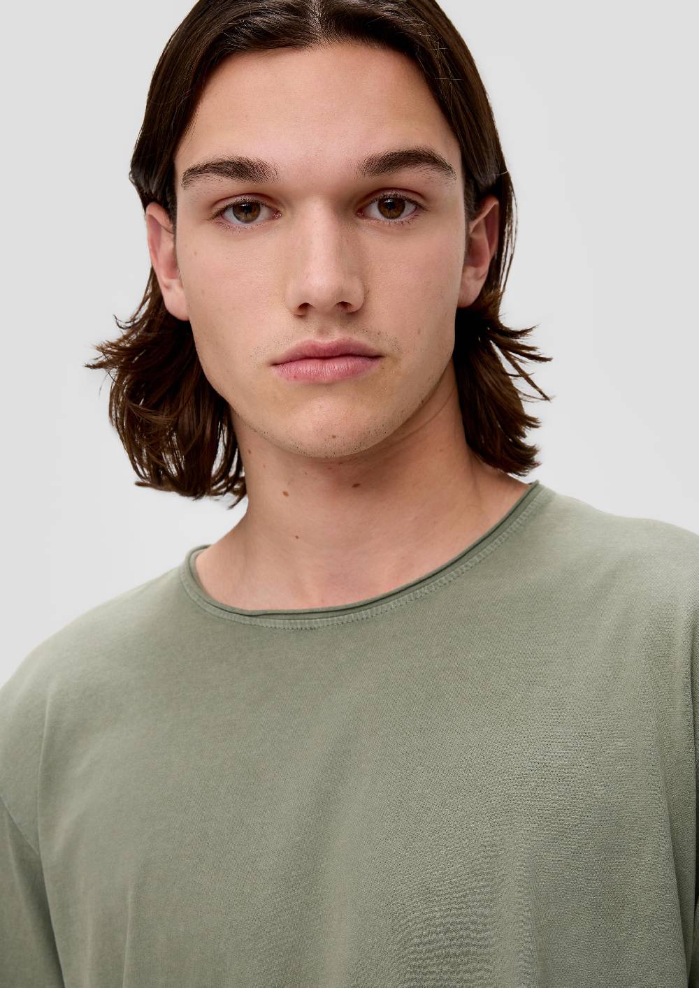 S.Oliver Longsleeve Mit Rollsäumen