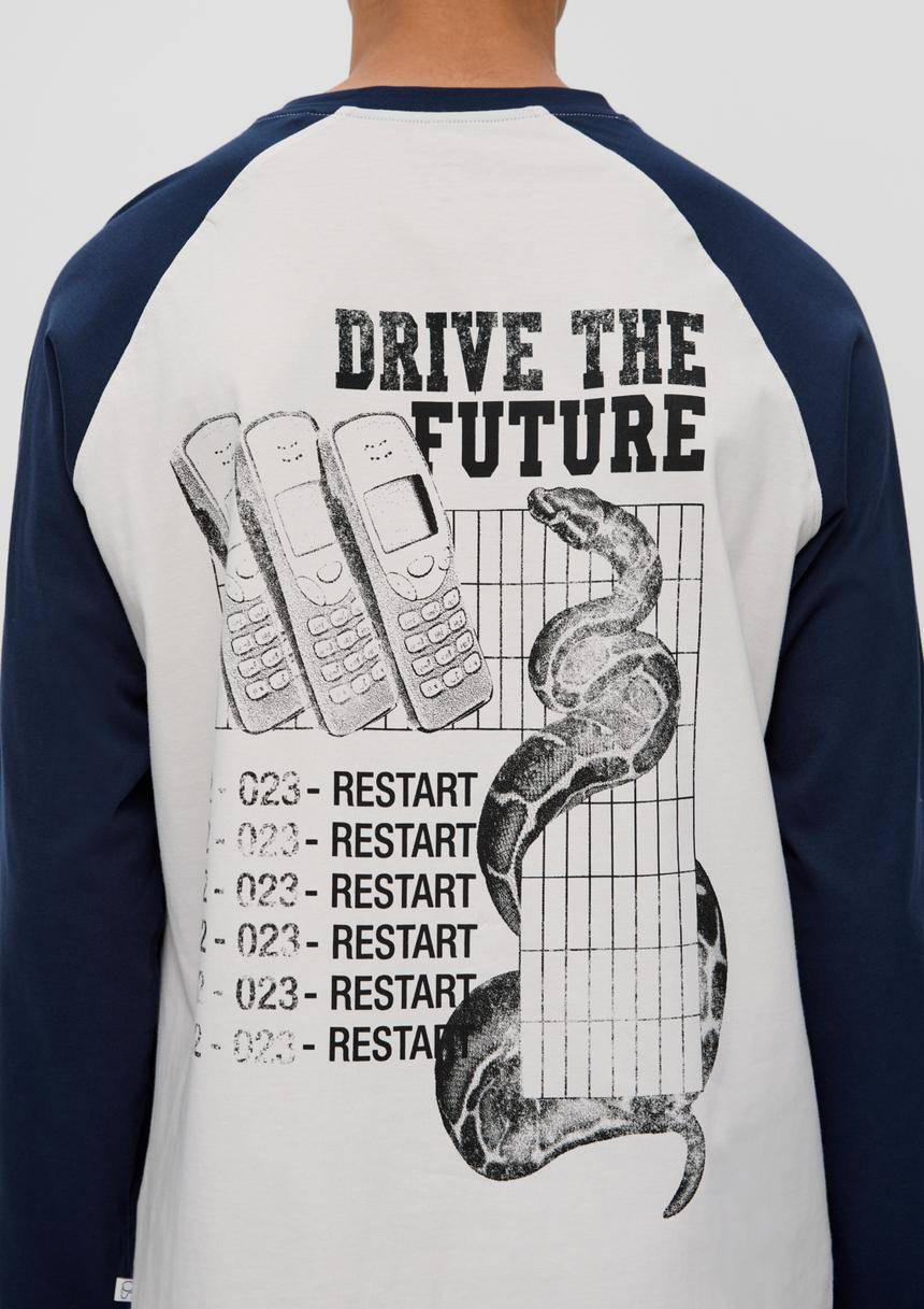 S.Oliver Longsleeve Mit Rückenprint