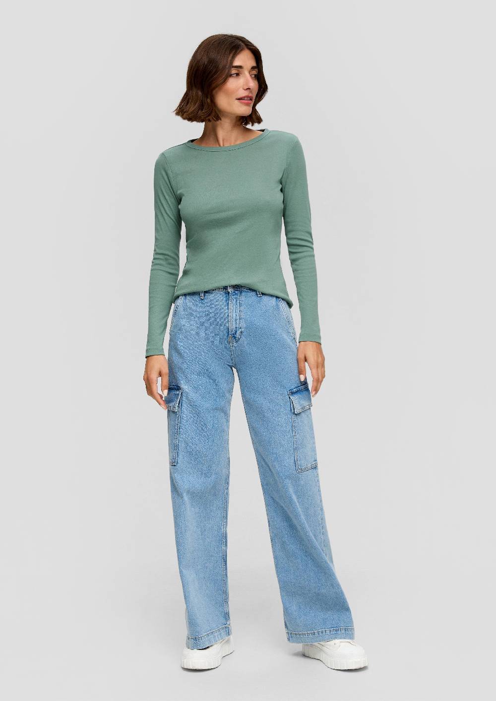 S.Oliver Longsleeve Mit Rundhalsausschnitt