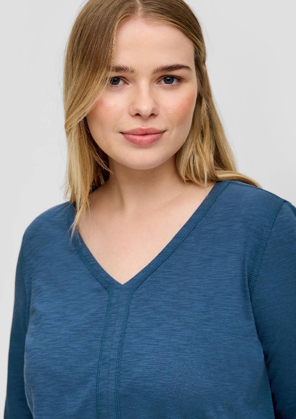 S.Oliver Longsleeve Mit Teilungsnaht