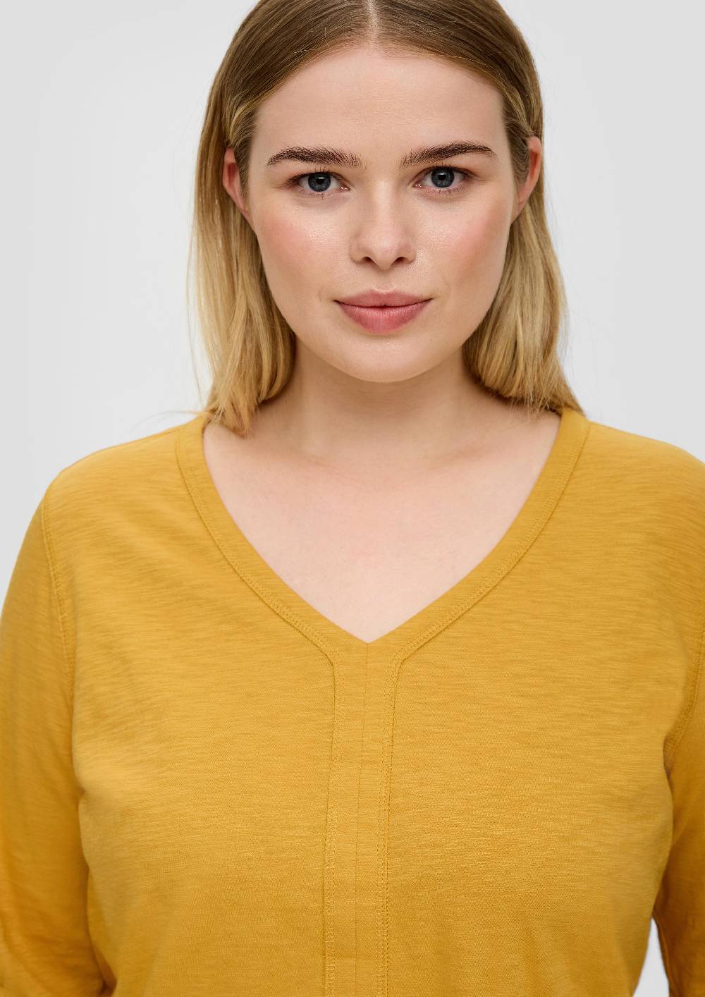 S.Oliver Longsleeve Mit Teilungsnaht