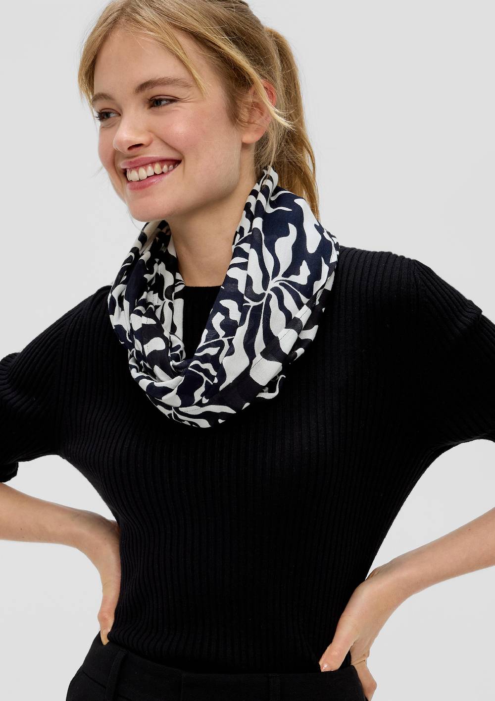 S.Oliver Loop-Schal Aus Viskose