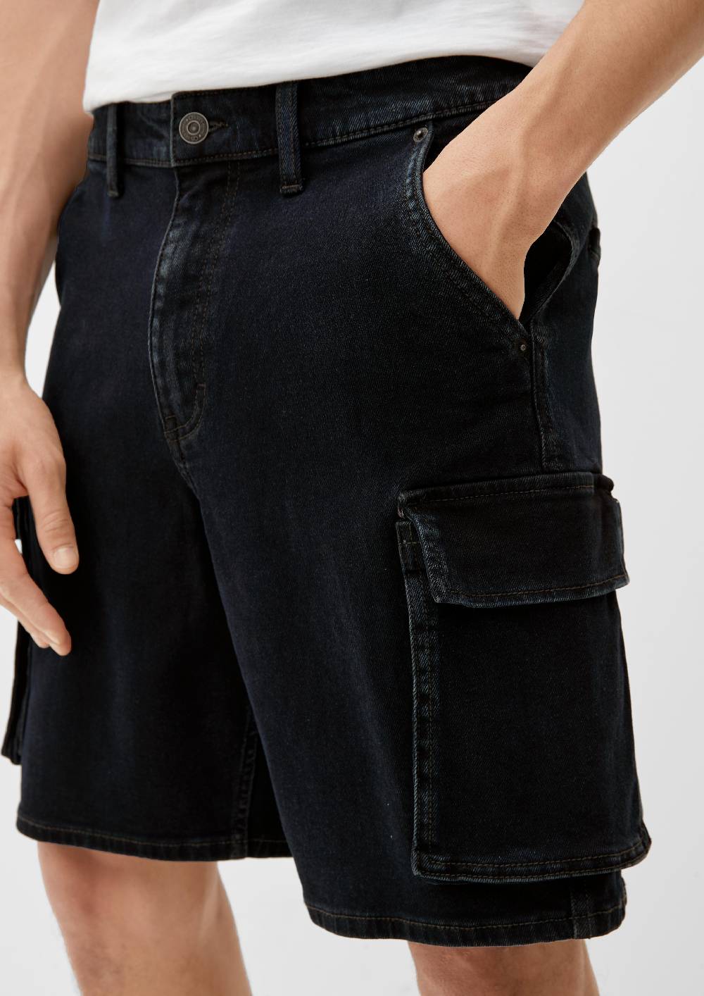 S.Oliver Loose Fit: Bermuda Aus Denim